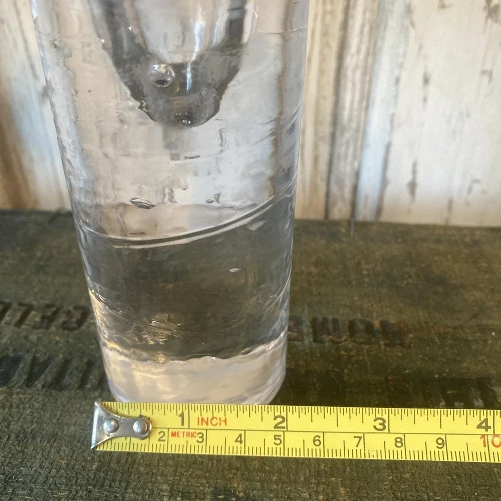 VTG Kosta Boda Heavy Glass Candle Stick Candleholder Kjell‎ Engman 5